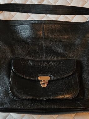 NWOT Authentic Banana Republic Presidio Hobo Slouch Bag Black